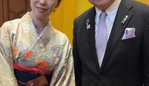 「黒岩祐治君を励ます会」への出席(*^^*)